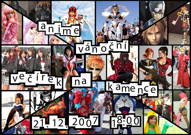 vánoční anime večírek na Kamence